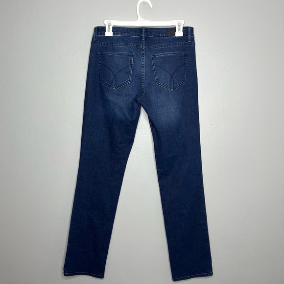 Calvin Klein Dark Wash Denim Straight Leg Jeans Z - Picture 2 of 8